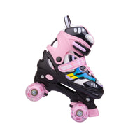 VENOR Ignite LED Side-By-Side Rulleskøjter - Black/Pink-ScootWorld.dk