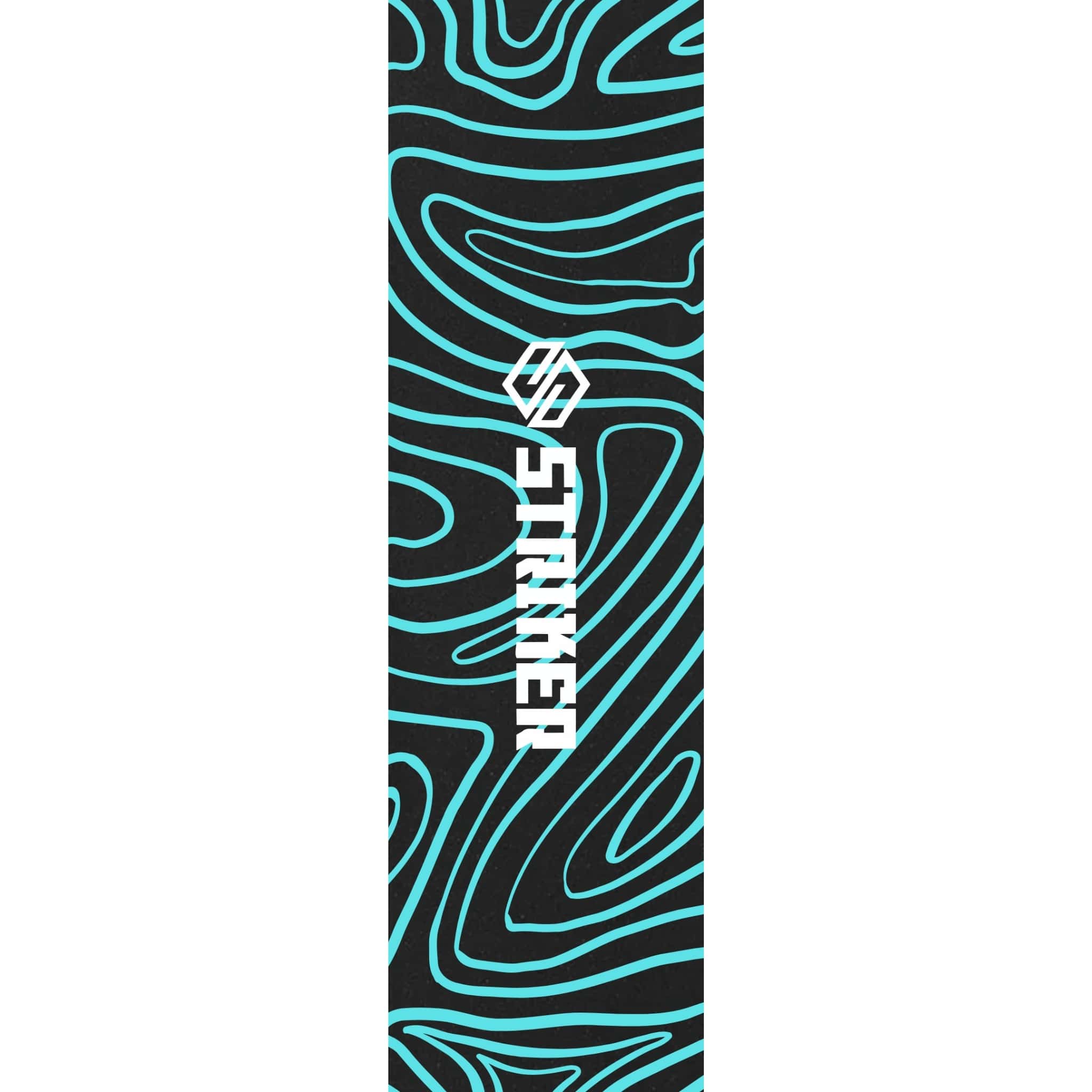 Striker 6.5" Griptape Til Løbehjul - Topo Swirl Teal-ScootWorld.dk