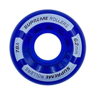 Supreme Rollers Quad Hjul 62mm/78A - Blue-ScootWorld.dk