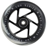 Striker Lux Spoked 110mm Hjul til Løbehjul - Black/White-ScootWorld.dk