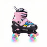 VENOR Ignite LED Quad Roller Skates - Black/Pink