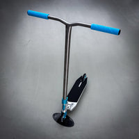 Striker Titan Pande Silver Teal Custom Build - Silver/Teal-ScootWorld.dk
