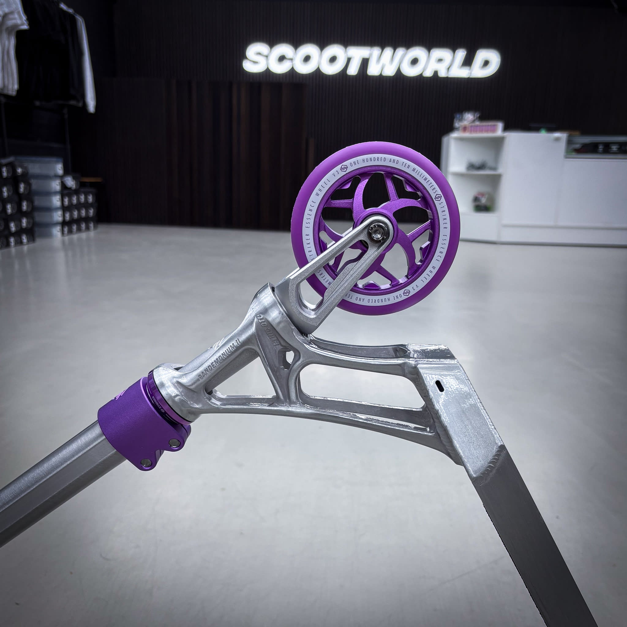 Striker Ethic Silver/Purple 500 Custom Build - Silver/Purple-ScootWorld.dk