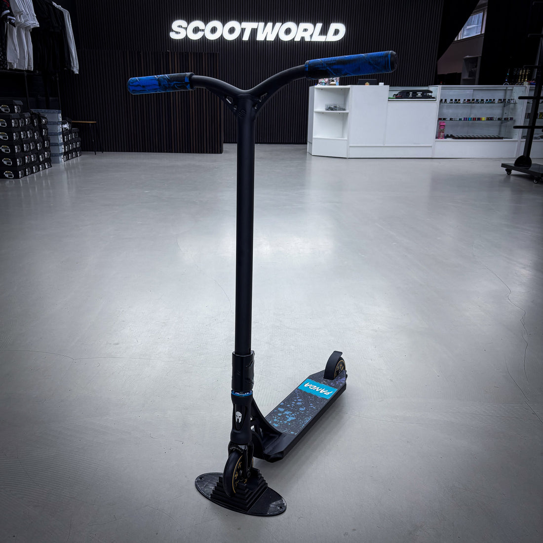 Striker Panda Custom Løbehjul - Black/Blue-ScootWorld.dk