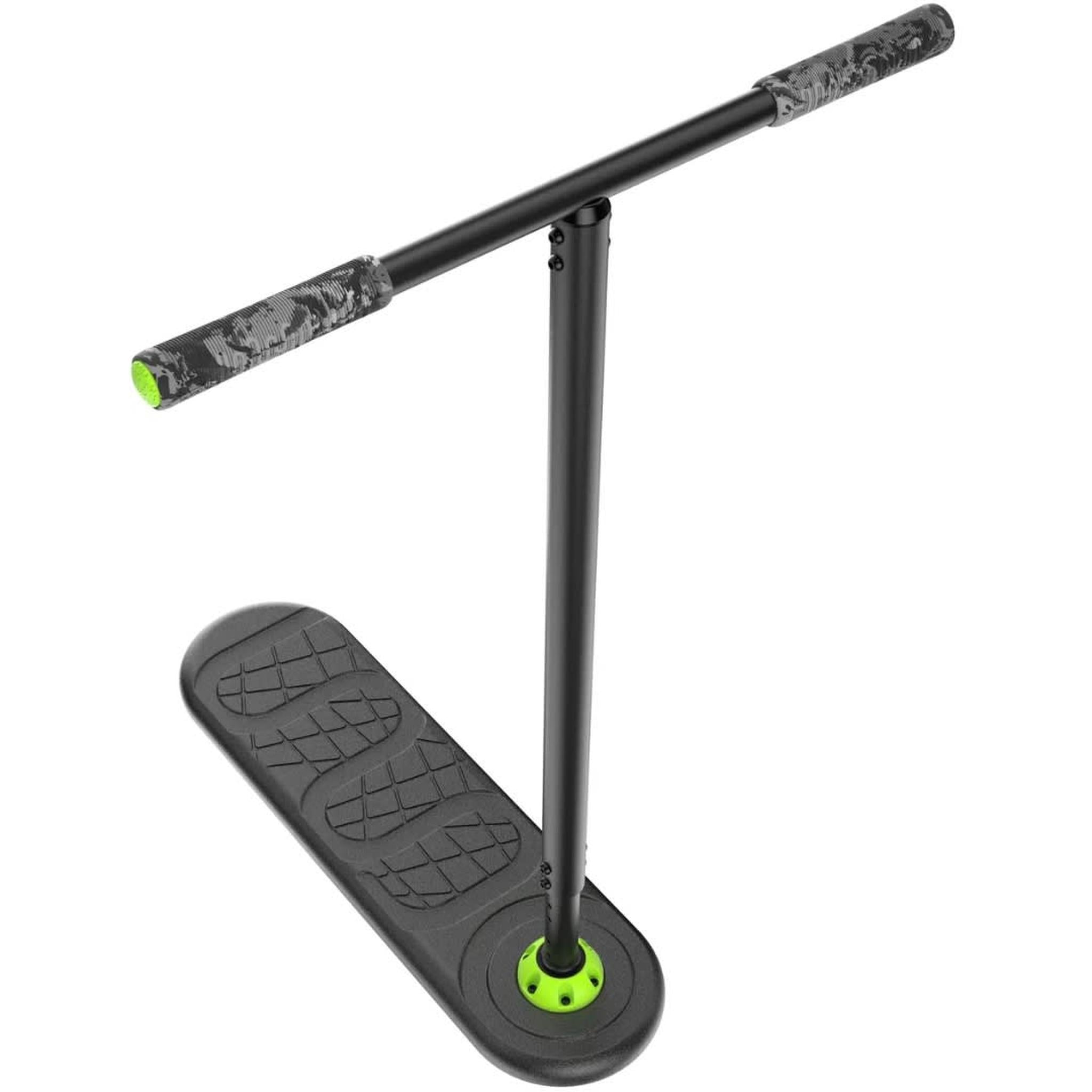 Indo Fusion Trampolin Løbehjul - Black/Green-ScootWorld.dk