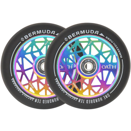 Oath Bermuda 110MM Hjul Til Løbehjul 2-Pak - Rainbow-ScootWorld.dk