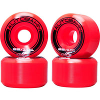 Autobahn GT1 Wide Body 101A Skateboard Hjul 4-Pak - Red-ScootWorld.dk