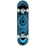 Blueprint Home Heart Komplet Skateboard - Black/Blue-ScootWorld.dk