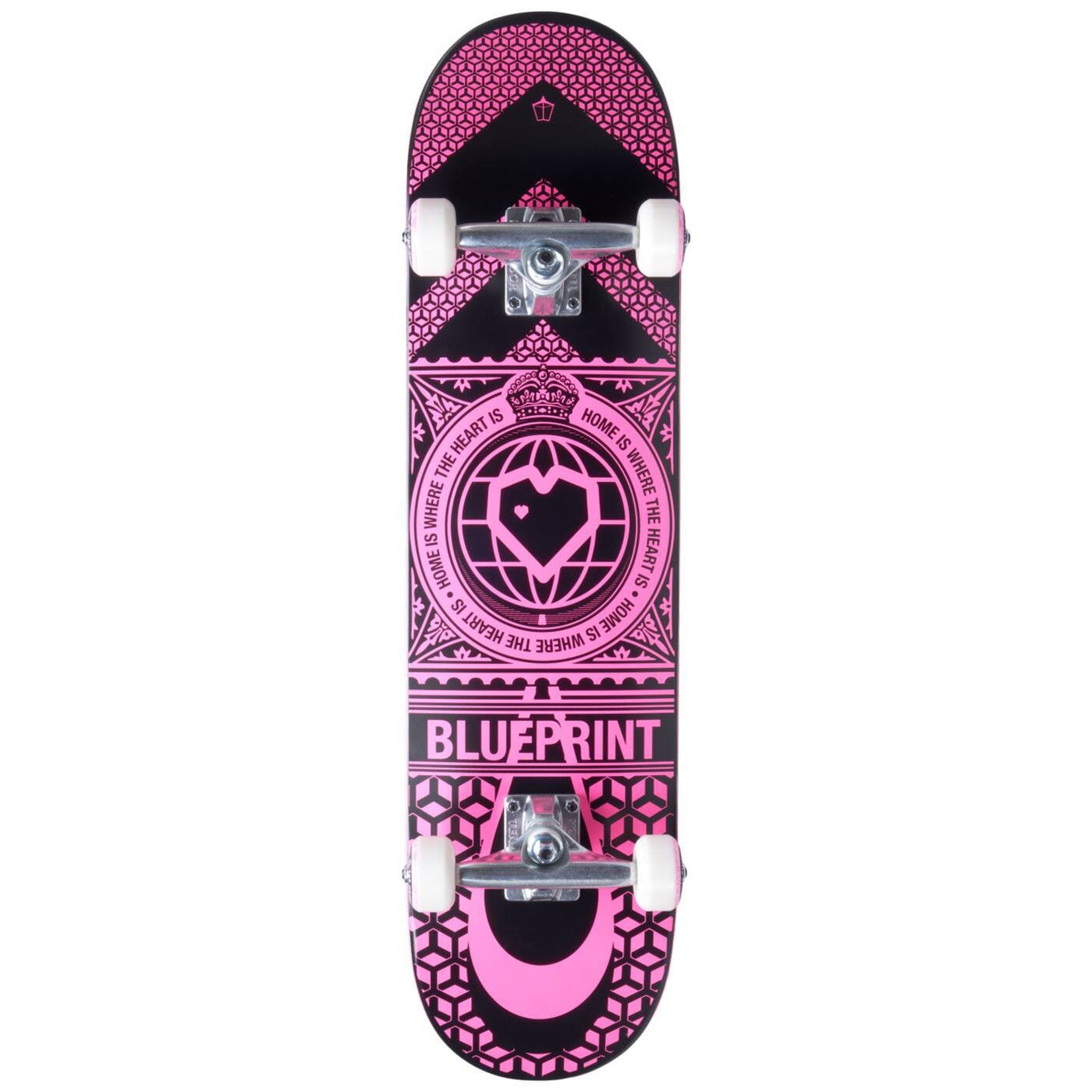 Blueprint Home Heart Komplet Skateboard - Pink-ScootWorld.dk