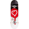 Blueprint Spray Heart Skateboard completo - Black/Red