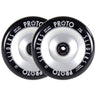 Proto Full Core Sliders Wheel for Scooter 2-Pack - Silver