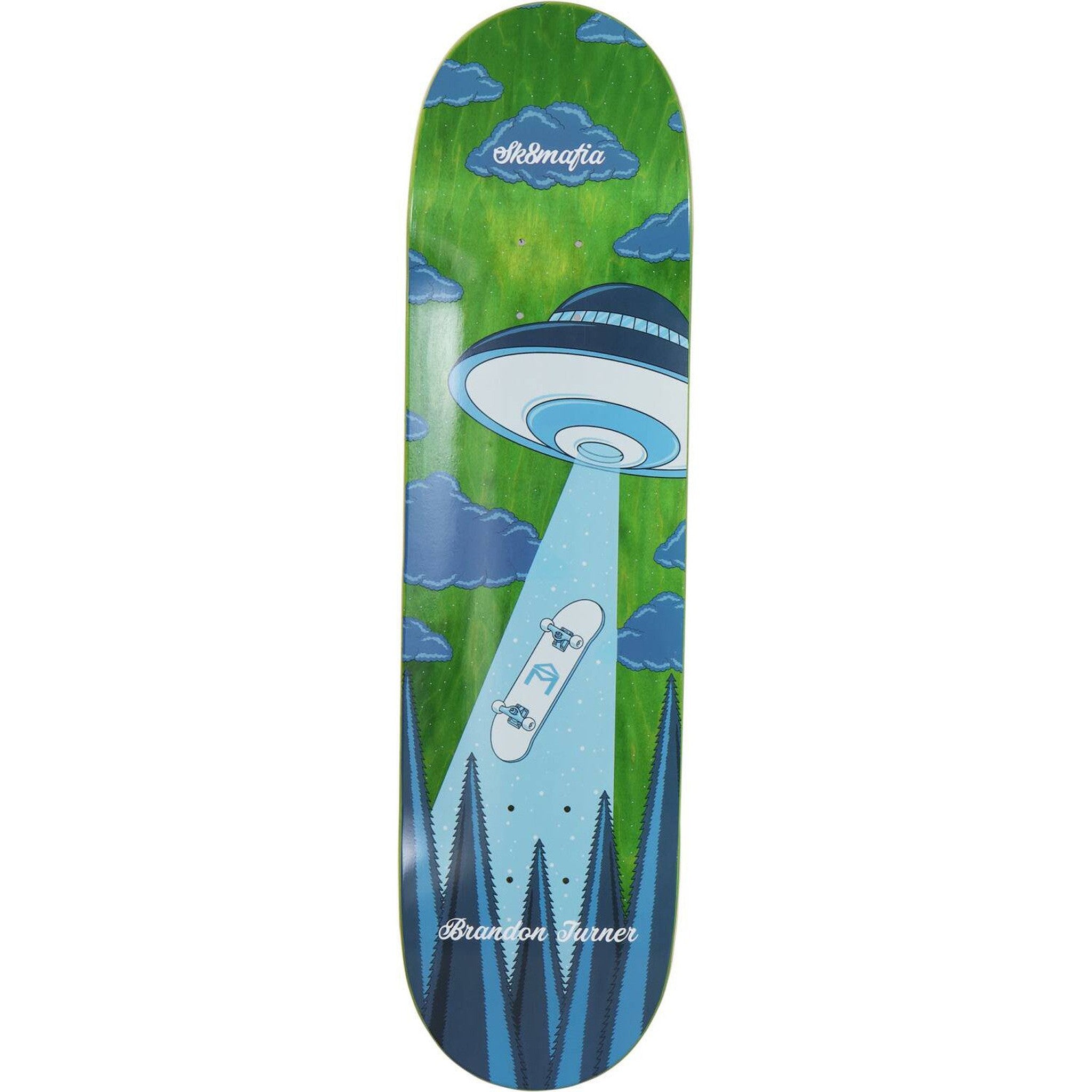 Sk8mafia Brandon Turner Hacked Skateboard Deck - Green-ScootWorld.dk