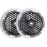 Root Honeycore Hvid 110mm Hjul Til Løbehjul 2-pak - Black-ScootWorld.dk