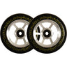 North Ryan Ruegg Signature Wheels for Scooters - Silver/Black