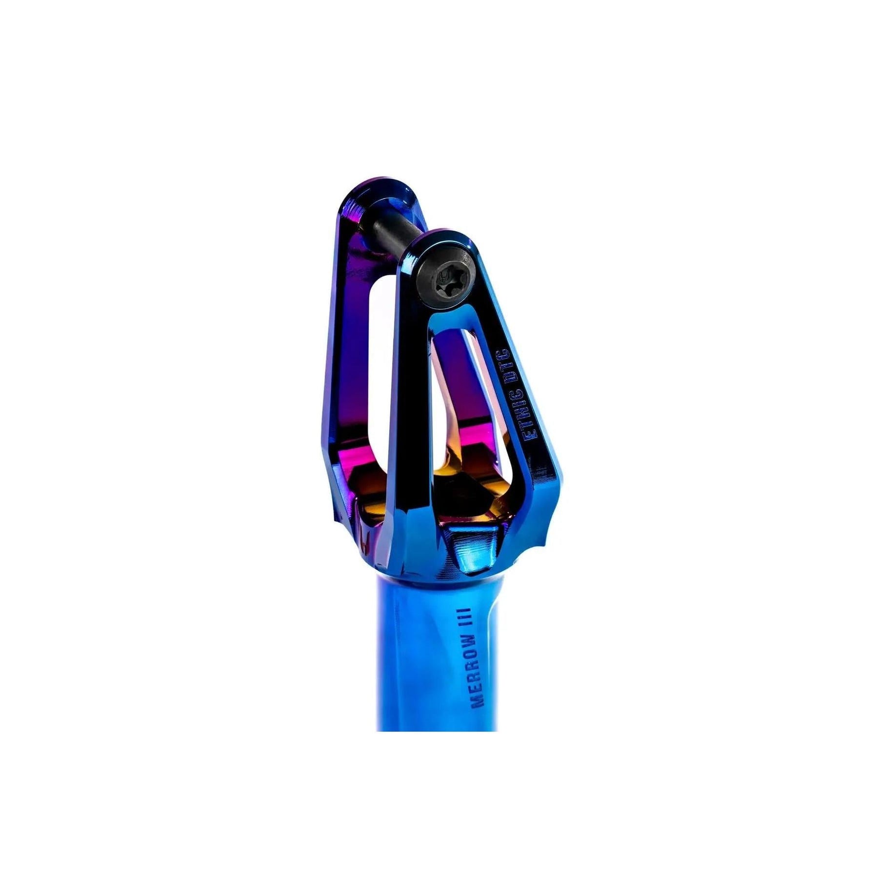 Ethic Merrow IHC V3 Løbehjul Forgaffel - Blue Chrome-ScootWorld.dk