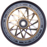 Striker Zenue Series Ruote til Monopattino Sort PU - Gold Chrome