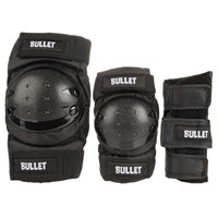 Bullet Junior Triple Padset Beskyttelsessæt - Black-ScootWorld.dk