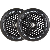 Root Honeycore 110mm Hjul Til Løbehjul 2-pak - Black-ScootWorld.dk