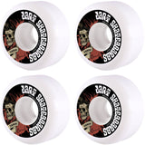 Jart Bondi 83B Skateboard Hjul 4-Pak - White/Black/Red-ScootWorld.dk