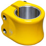 North Profile Double Clamp for Scooter - Yellow