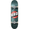 RAD Checkers Progressive Skateboard completo - Black/Teal
