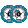 Proto Sliders Starbright Wheels for Scooters 2-Pack - Blue On Raw