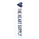 Heart Supply Strong Skateboard Deck - White-ScootWorld.dk