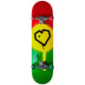 Blueprint Spray Heart V2 Skateboard completo - Rasta 2