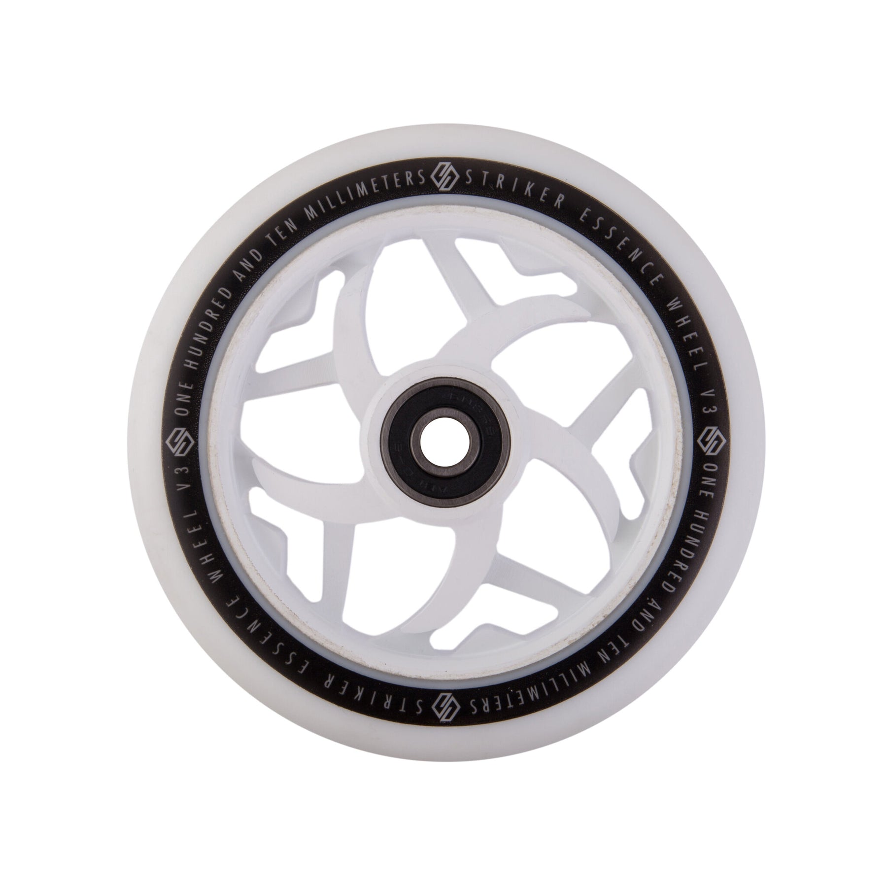 Striker Essence V3 Colorblast PU 110mm Hjul Til Løbehjul - White-ScootWorld.dk