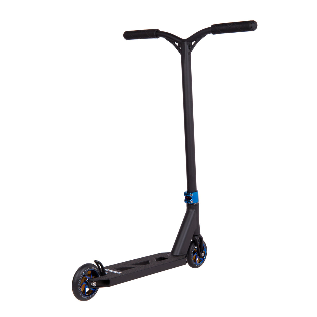 Striker Lux Trick Løbehjul - Black/Blue Chrome-ScootWorld.dk