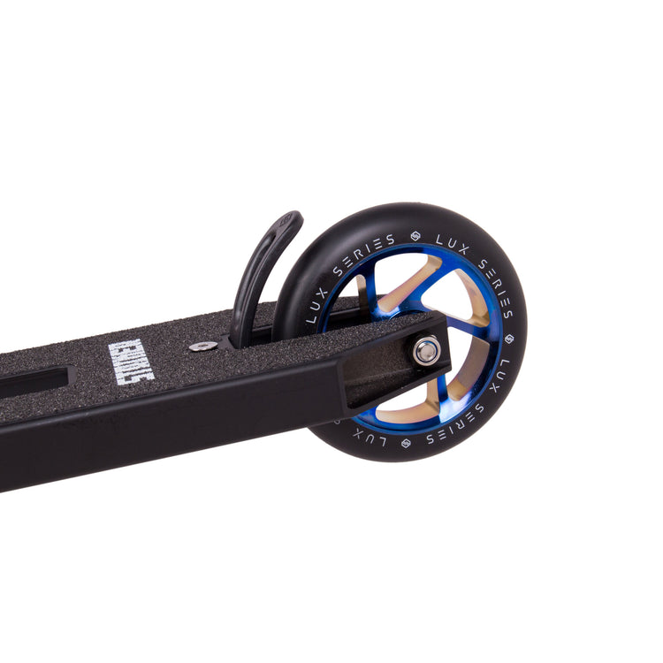 Striker Lux Trick Løbehjul - Black/Blue Chrome-ScootWorld.dk