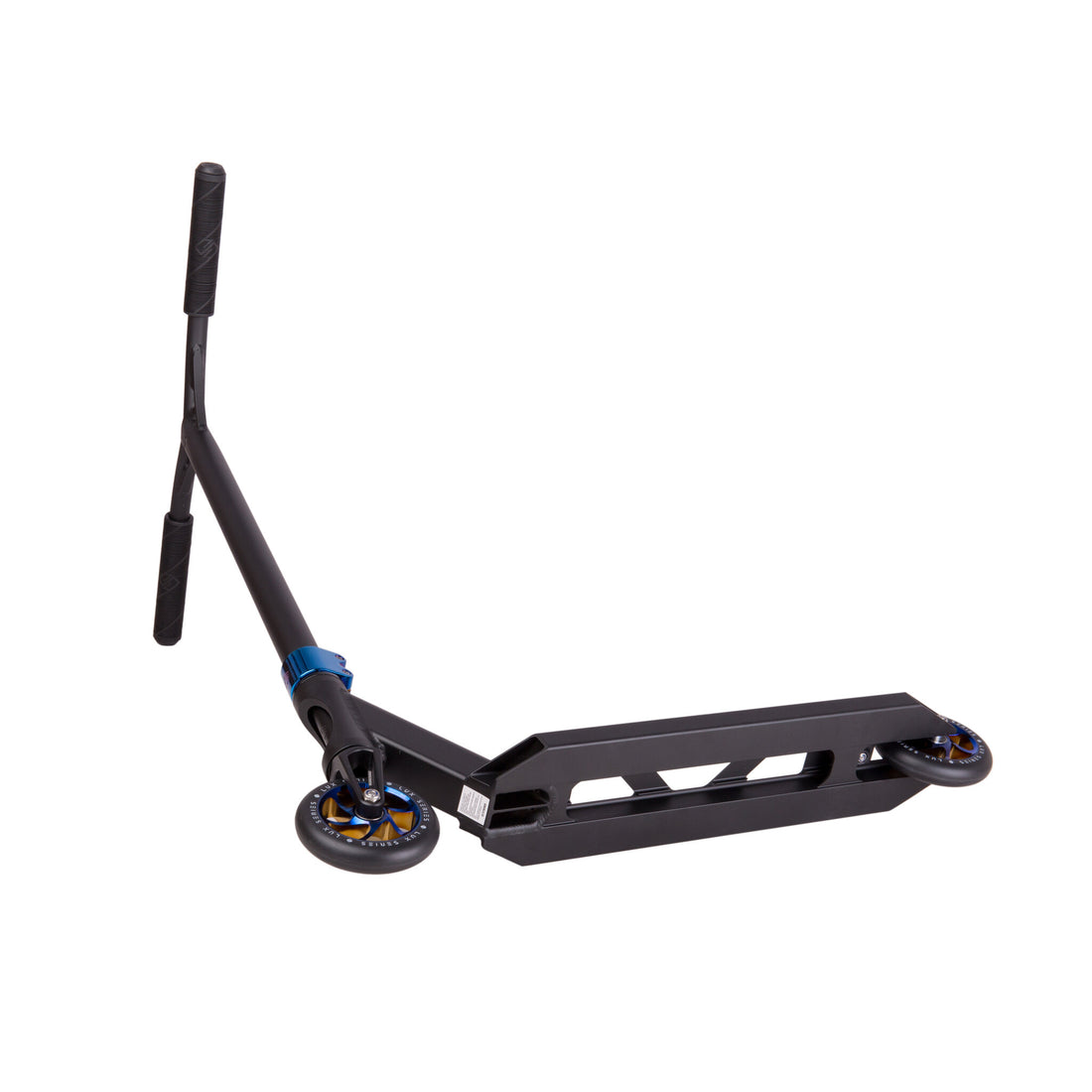 Striker Lux Trick Løbehjul - Black/Blue Chrome-ScootWorld.dk