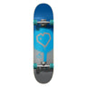 Blueprint Spray Heart V2 Skateboard completo - Blue/Silver/Teal