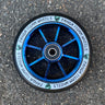 Panda Spoked V2 110mm Scooter Wheels - Blue Chrome