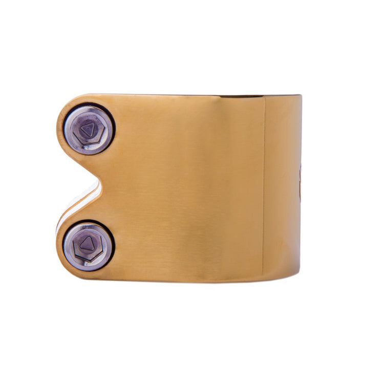 Striker Lux Double Clamp til Løbehjul - Gold Chrome-ScootWorld.dk
