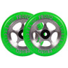 Proto Sliders Starbright Ruote Til Monopattino 2-Pak - Green On Raw